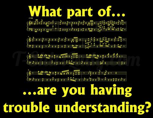 What Part of MUSIC don't you understand -bk yel